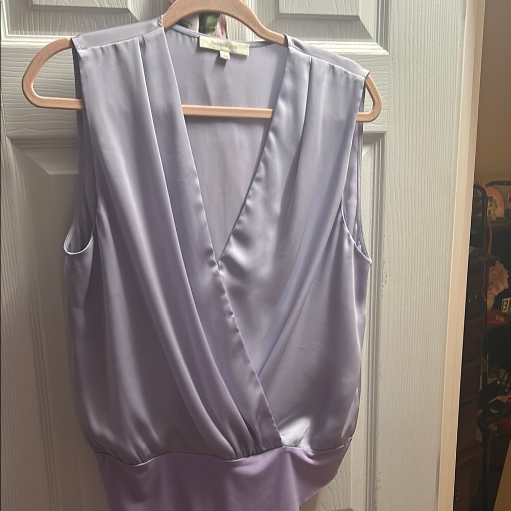 Lavender Sleeveless Blouse